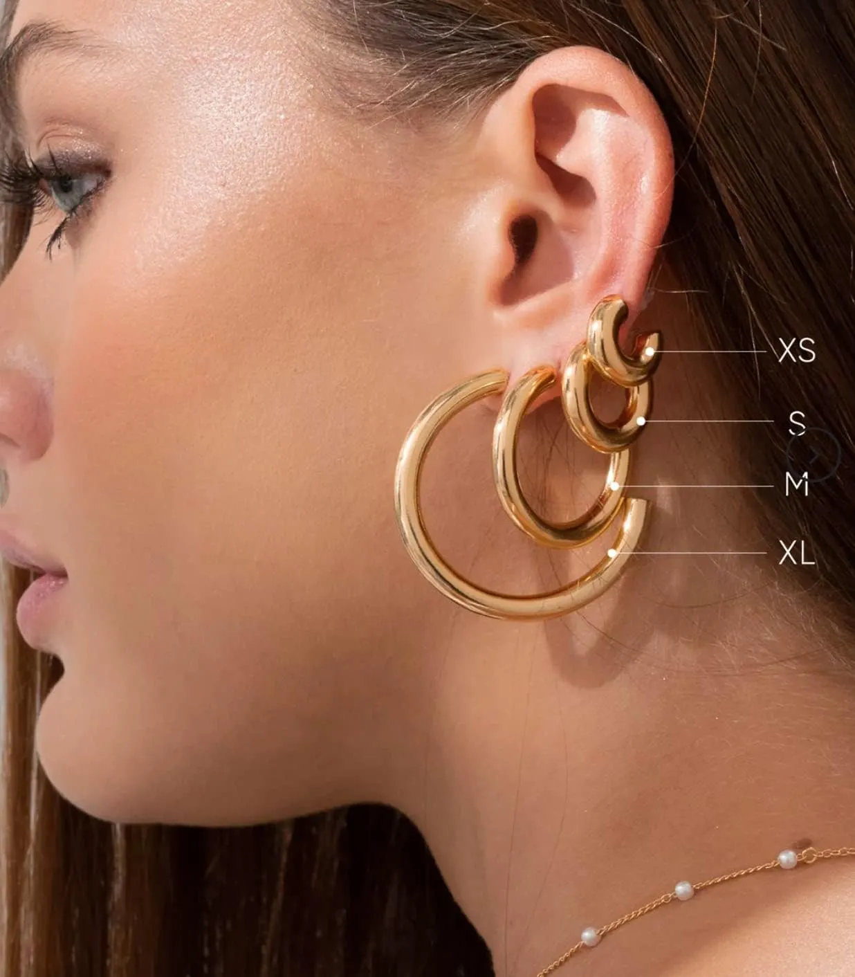 Kute Accessories- Hoop earrings - Candongas 24k gold plated. Chunky, bold, flat. Gold, Silver, Rose Gold