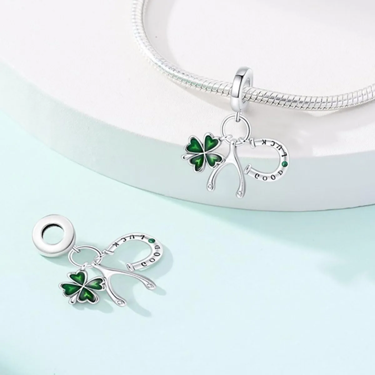 LIGHTDOG 925 Sterling Silver Charms for Bracelets Necklaces Dangle Pendants Beads Charms Fits Pandora Charms Bracelets Jewelry Holidays Gift for Women