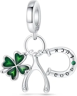 LIGHTDOG 925 Sterling Silver Charms for Bracelets Necklaces Dangle Pendants Beads Charms Fits Pandora Charms Bracelets Jewelry Holidays Gift for Women