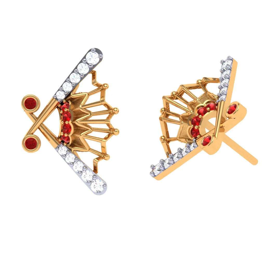 Lustrous Gold Butterfly Ring