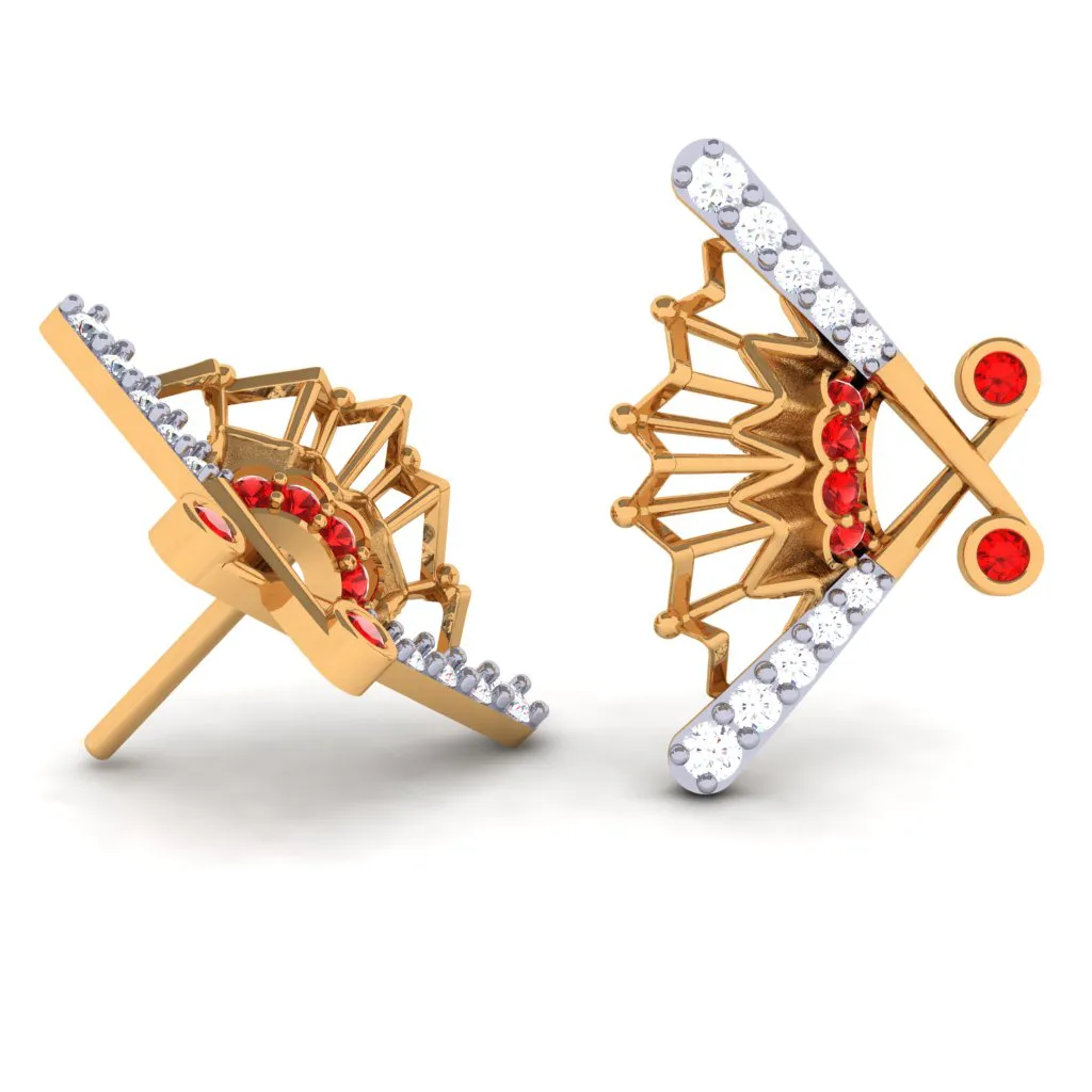 Lustrous Gold Butterfly Ring