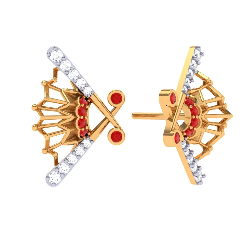 Lustrous Gold Butterfly Ring