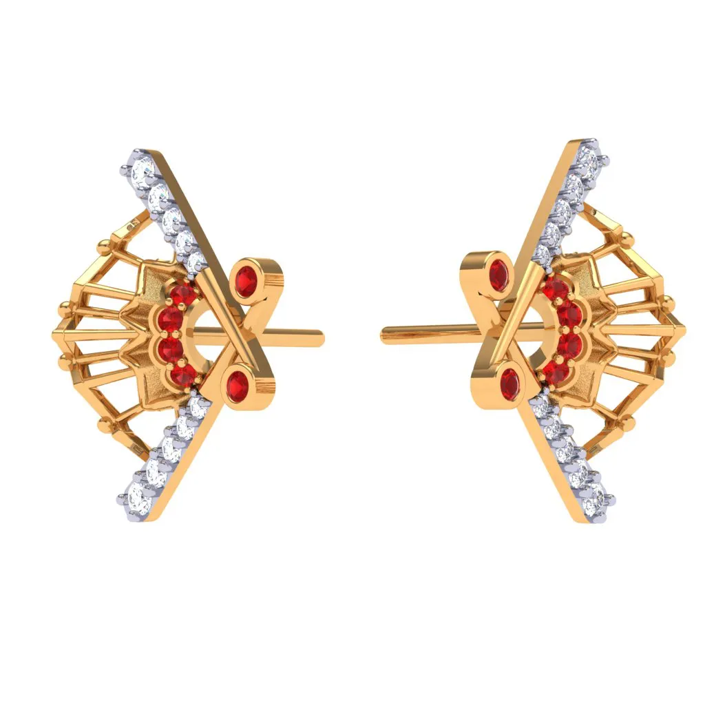 Lustrous Gold Butterfly Ring