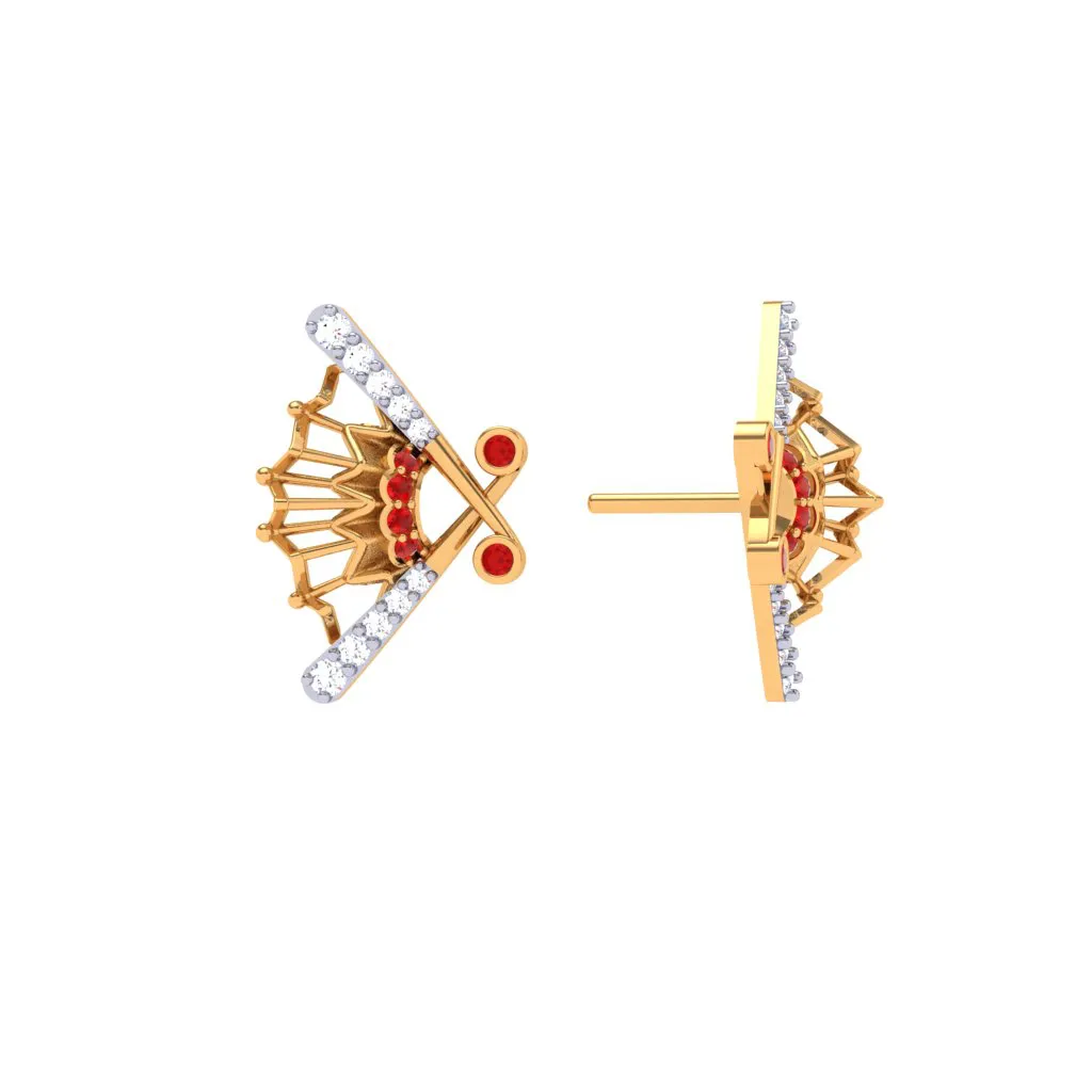 Lustrous Gold Butterfly Ring