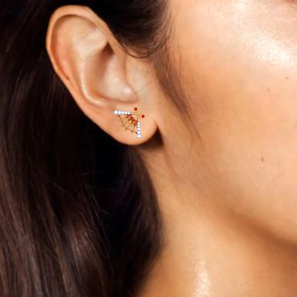 Lustrous Gold Butterfly Ring