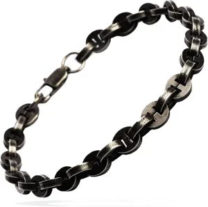 Men's Stainless Steel Bracelet - Medieval Vintage Distressed Style, Sturdy 316L Steel, Bold Accessory for the Modern Man, Ideal Gift for Husband, Boyfriend, or Son