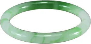 Natural Jade Bangle Women Gifts Men Fine Jewelry Jadeite Bangles Certified Jades Stone Bracelets Accessories Jewellery (Gem Color : 58mm)