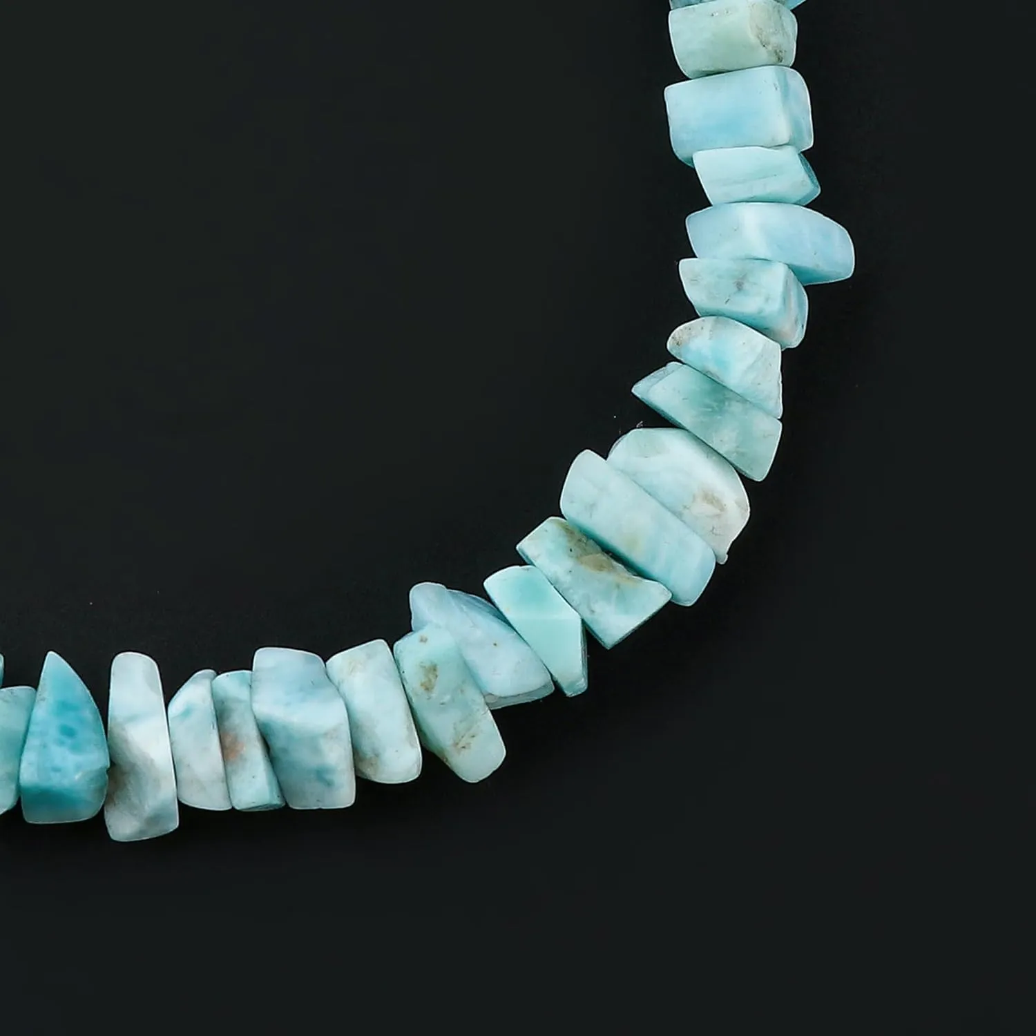 Natural Raw Larimar Gemstones Bracelets, Dolphin Rough Stones, Handmade, Larimar Jewelry, Chakra Healing Crystals, Protection, Birthstone, Silver Plated, 8inch, Christmas Gift