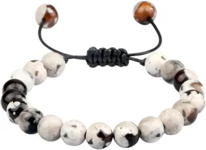 New 2025 Unisex 8Mm Men Women Fire Agates Onyx Beads Bracelet Bangles Natural Stone Prayer Charm Buddha Adjustable Jewelry Gifts Decoration Luxury With You Accessories Trendy Best For Gift And