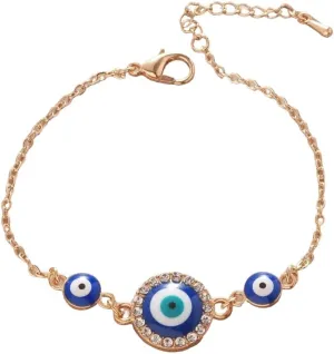 New 2025 Unisex Bohemian Ovaly Blue Bracelet For Women 18K Gold Plating Tree Of Life Chain Bracelets Prayer Decoration Jewelry Luxury With You Accessories Trendy Creative For Women And Men
