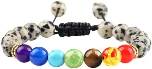 New 2026 8Mm Natural Stone Tiger Eye 7 Prayer Beaded Bracelets Handmade Bangles Women Men Jewelry Pulseira Fashion Trendy Accessories Creative Gift