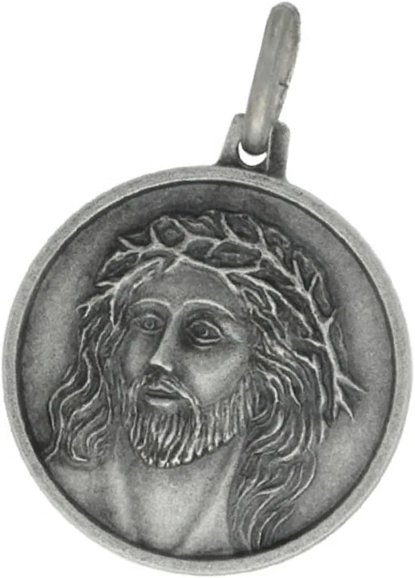 New Antique Finish Sterling Silver Jesus Crown of Thorns Pendant/Charm, Elegant Cute Unique Stunning Style Pretty jewerly perfect for any occasion SURR-R02386