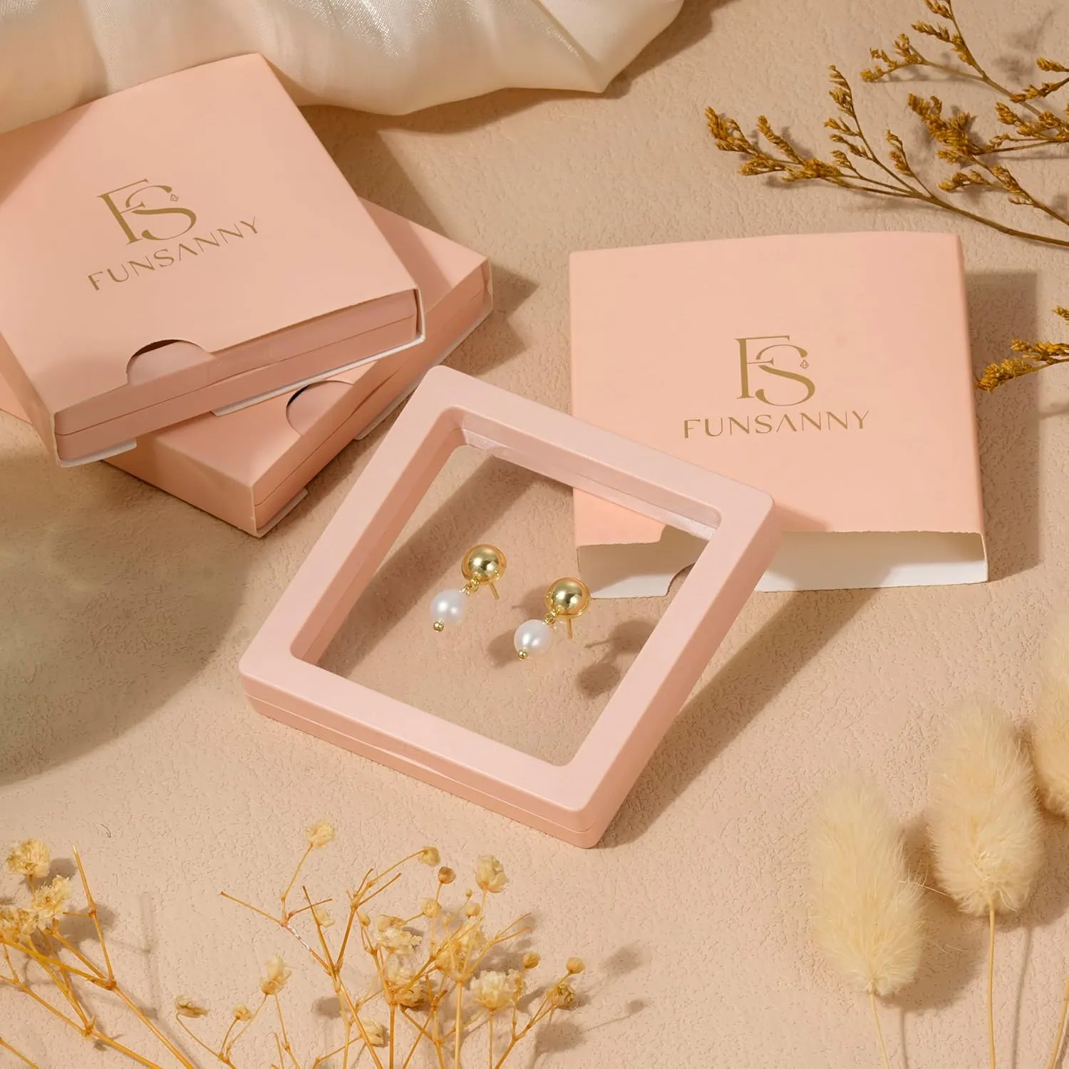 Pearl Earrings for Women - Dainty Gold Earrings Trendy 14K Gold Plated Freshwater Pearl Dangle Hoop Stud Earrings for Women Wedding Jewelry Gift for Women