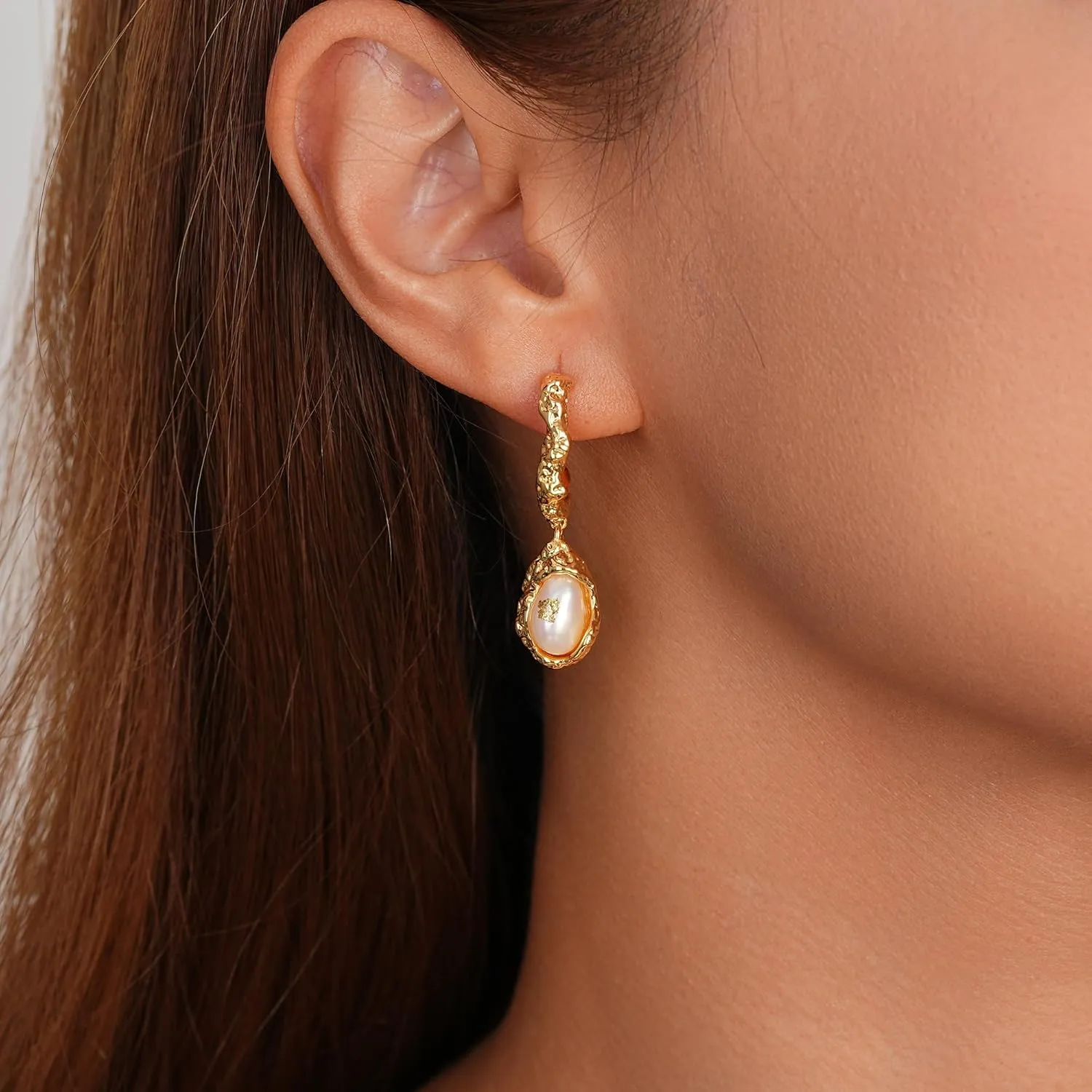 Pearl Earrings for Women Pearl Drop Dangle Earrings Pearl Statement Earrings Bridesmaid Earrings Wedding Jewelry Gift