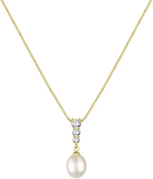 Pearl Necklaces for Women,Dainty 14K Gold pendant necklace,Trendy Simple Choker Necklace for Women,Jewelry Bridesmaids Gifts