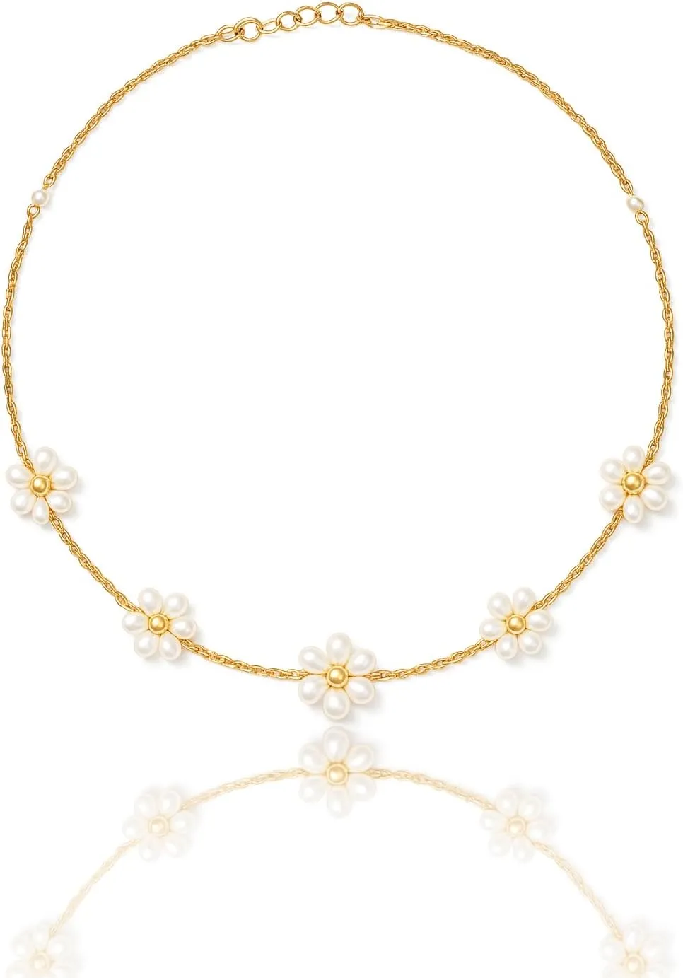 Pearl Pendant Necklaces for Women  Dainty and Chunky Gold Layered Costume Jewelry Set  Cute Anniversary, Birthday, and Bride Gifts