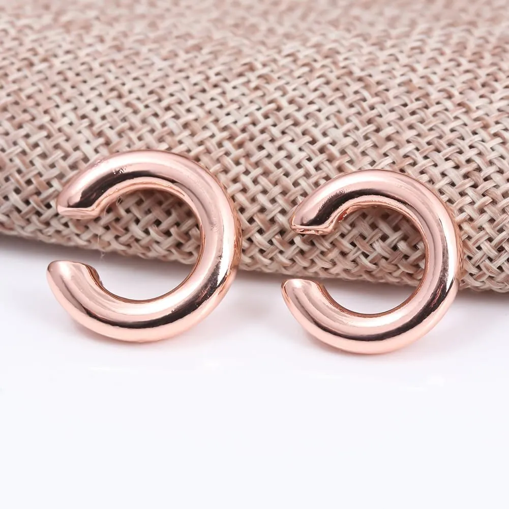 Punk 18K Dainty Gold Ear Cuff Set,Charming Stacking Irregular Metal No Pierced Ear Set,Aesthetic Daily Birthday Jewelry Gift for Women