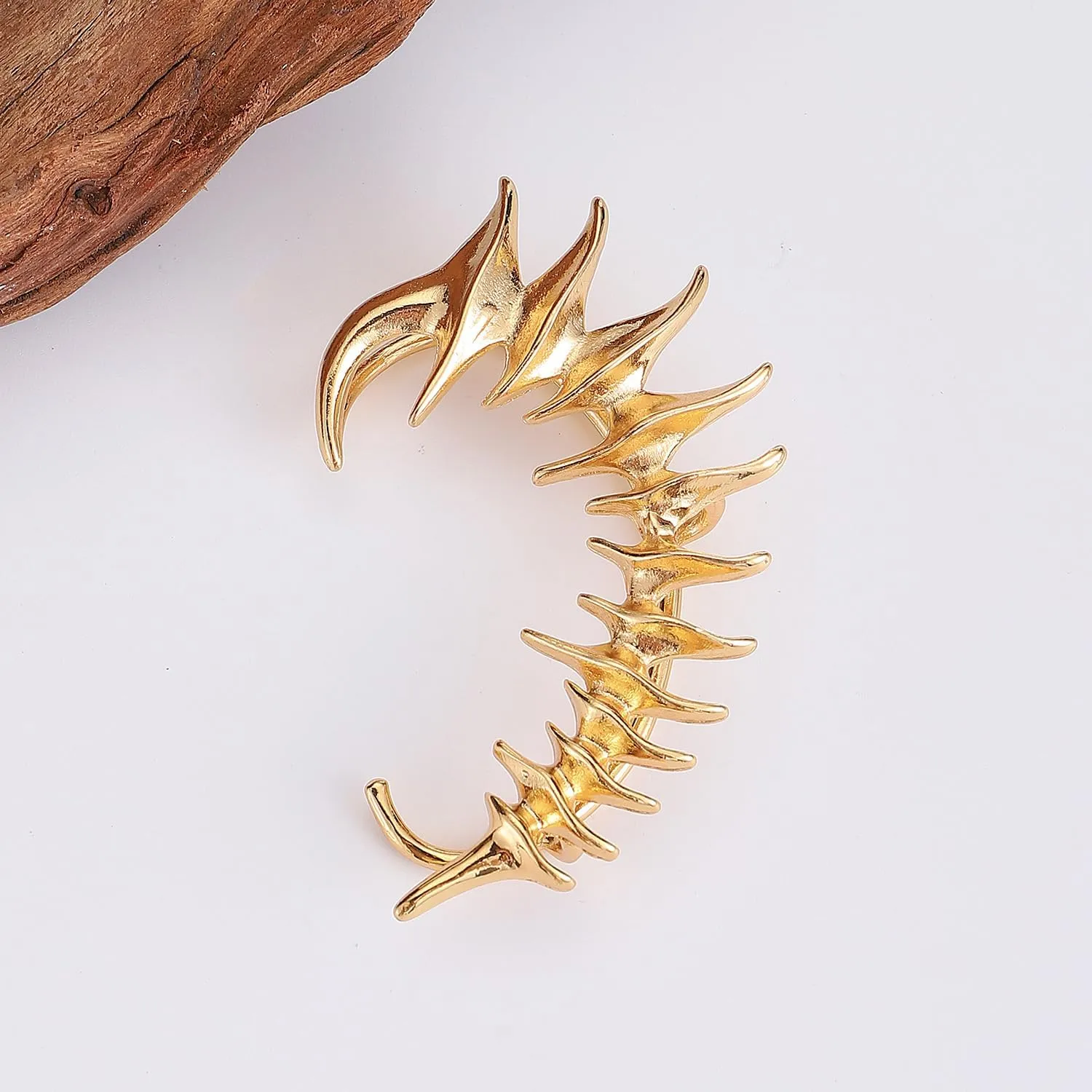 Punk Devil Ear Cuff Earring - Vintage Dragon Claw Gothic Cartilage Ear Wrap Earrings for Women - Halloween Jewelry