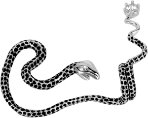 Retro Exaggerated Snake Ear Cuff Twined Ear Hook for Women Fashionable Snake Design Random