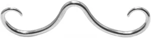 Septum Mustache Nose Rings Stainless Steel Nose Fashion Nose Rings Hoops Septum Piercing Jewelry for Men and Women
