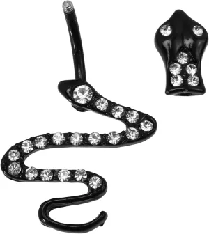Snake Navel Ring Stainless Steel Navel Decoration Comfortable Fashionable