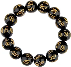 SOIMISS Chakra Bracelets for Women Men's Buddhism Prayer Beads Bracelet Fashionable Stone Bangle