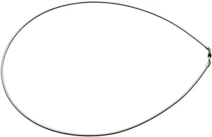 Sterling Silver 1.6mm Round Omega Nickel Free Chain Necklace Italy, 20"