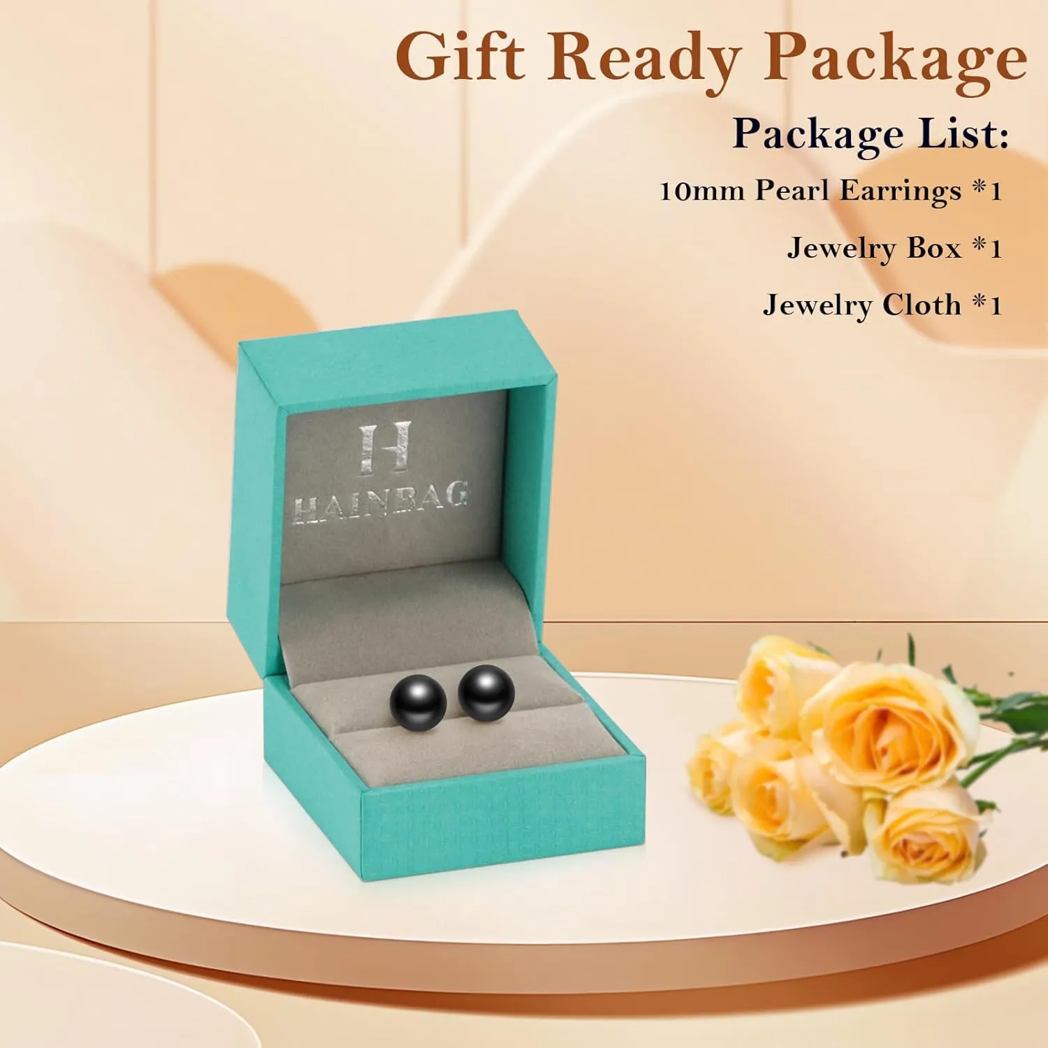 Stud Earrings for Women, Hypoallergenic Sterling Silver Post Dainty Pearl, Black Onyx, Halo Cubic Zirconia Earrings Studs
