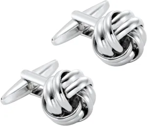 Stunning Mens Nautical Knot Stainless Steel Cufflinks