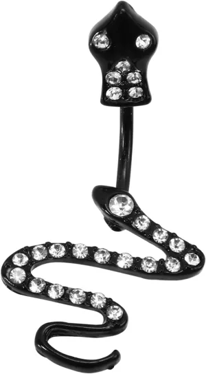 Stunning Snake Navel Decoration Ring Fashion Snake Navel Ring for Women