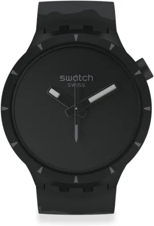 Swatch BIG BOLD BIOCERAMIC BASALT Unisex Watch (Model: SB03B110)