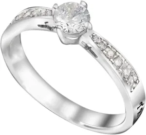 True Love Waits Message on a Stunning Majesty Ring Large Brilliant Center Stone Smaller Sparkling Riser Stones High Polished Stainless Steel Christian Women's Ring