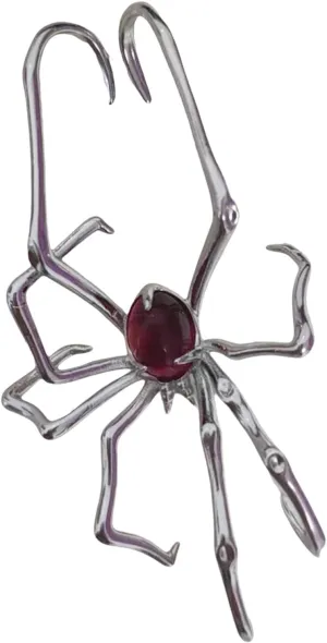 Unique Crawling Spiders Ear Cuff Without Pierced Designs Portable Alloy Comfortable for Fashionable Individuals, Metal