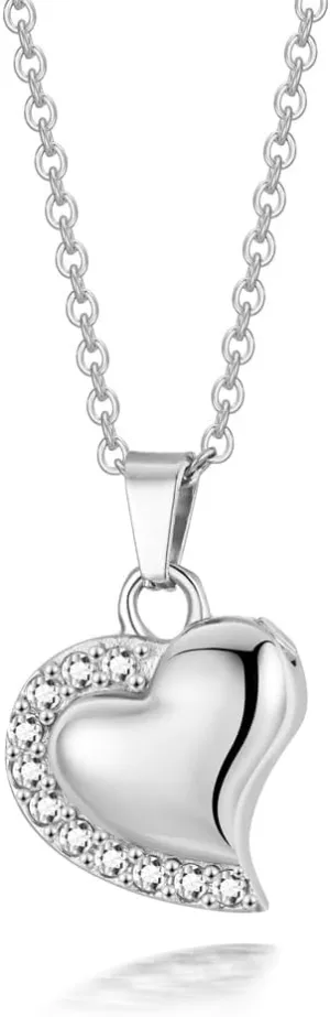 Urn Necklace for Baby Boy Ashes Baby Feet Ash Pendants Cremation Jewelry I Love You to The Moon and Sun Back