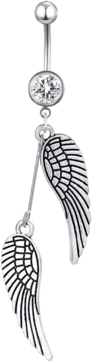 VALICLUD Stunning Bellybutton Ring Women's Body Piercing Jewelry Fashion Navel Ring Beauty-focused for Parties Shows