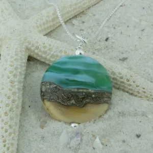 WH10MP - Sand and Sea Mini Pendant
