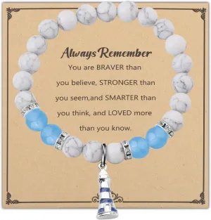 WSNANG Lighthouse Bracelet for Women Nautical Bracelet Lighthouse Fashionable Bracelet Gift for Lighthouse Lover Gifts