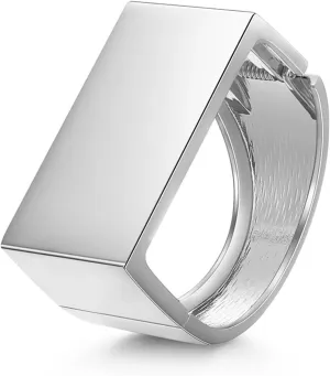 YBMYCM Wide Cuff Chunky Gold Bracelets for Women Open Cuff Bangles Bling Rhinestone Wrist Cuff Bracelets for Women as Gifts