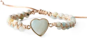 YGLINE Bohemian Natural Stone Jewelry Bohemian Style Jasper Bracelet Gemstone Beads Bracelet Jewelry
