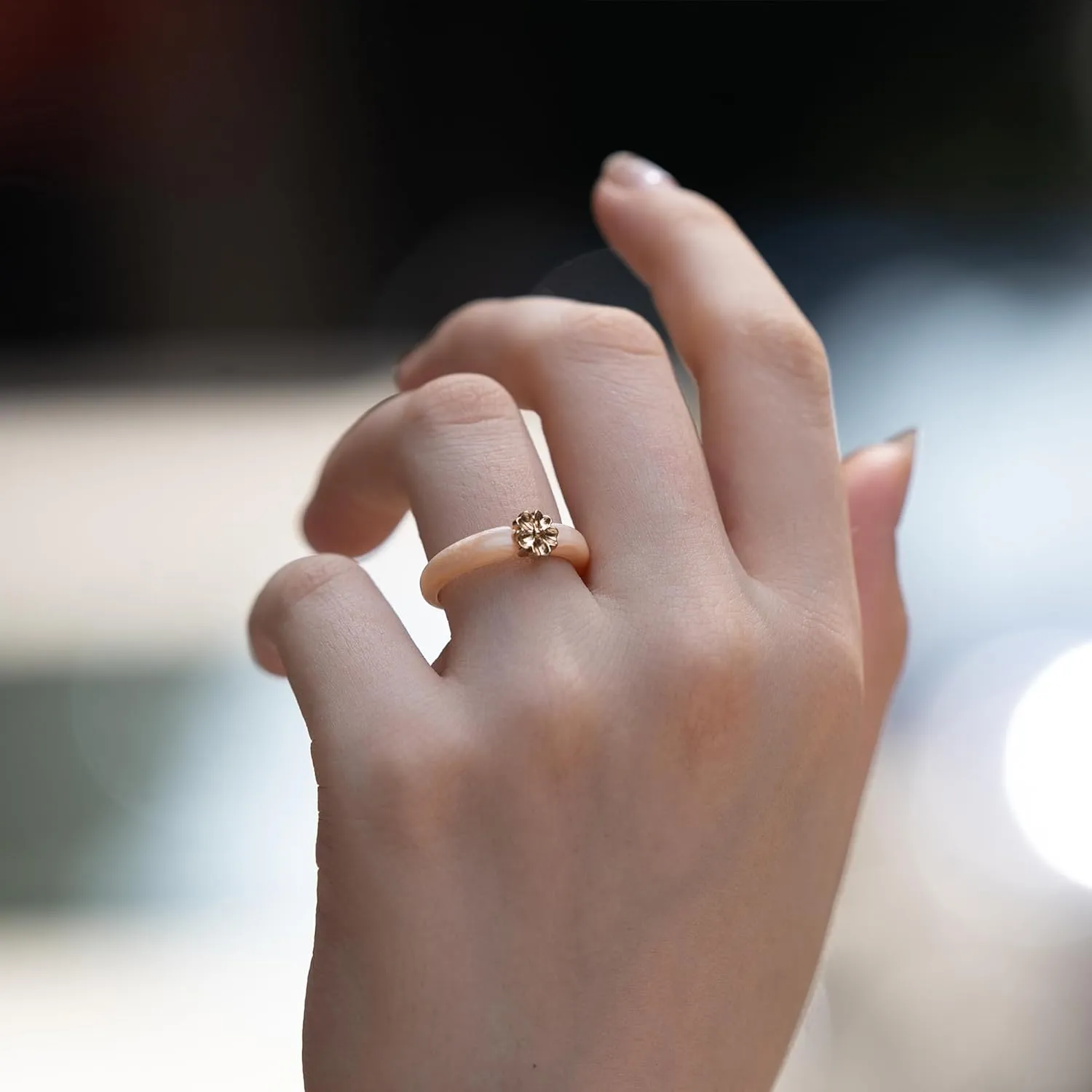 Zollen Silicone Rings for Women 1/3 Packs Silicone Wedding Bands - Flower Shape - Rubber Rings Women Flower Collection
